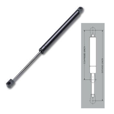 SUSPA® C16-08941 16" Gas Prop/Strut 28 lbs - Set of Two