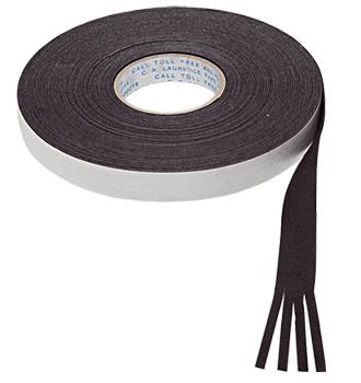 CRL 1" Wide Moleskin Channel Liner - 1/4" Strips - Roll