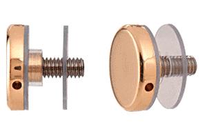 CRL Brass Standoff Cap Assemblies for 1-1/4" Standoff Bases