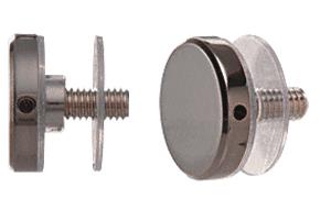 CRL Gun Metal Standoff Cap Assemblies for 1-1/4" Standoff Bases