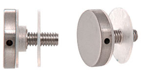 CRL 316 Brushed Stainless 1" Diameter Standoff Cap Assembly