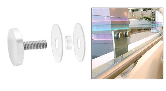 CRL 2" Diameter Polished Stainless Steel  Standoff Cap Assembly