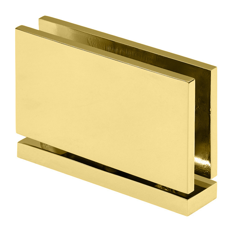 CRL Cardiff Series Polished Brass Top or Bottom  Mount Hinge