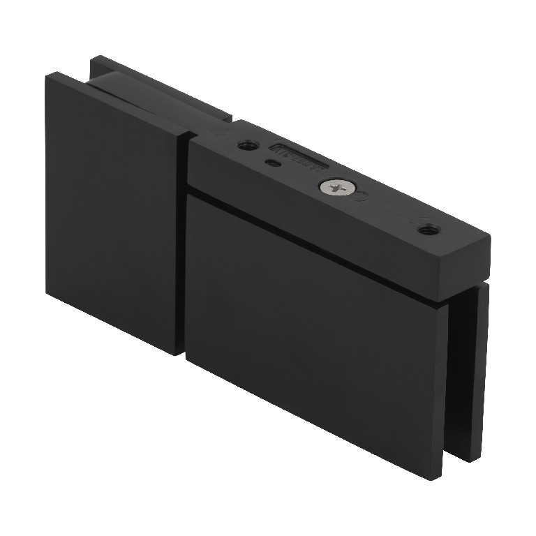 CRL Oil Rubbed Bronze Cardiff Top and Bottom Mount Pivot Hinge with U-Clamp