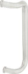 CRL Brushed Stainless Finish 8" Single Offset Door Pull