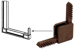 CRL-Sash Bronze Square Storm Window Corner for CRL-Sash Square Cut Fabrication - Package