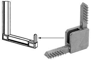 CRL-Sash Gray Square Storm Window Corner for CRL-Sash Square Cut Fabrication - Package