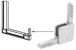 CRL-Sash White Square Storm Window Corner for CRL-Sash Square Cut Fabrication - Package