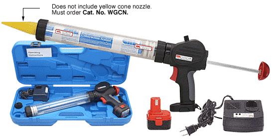 CRL 4.8V Variable Speed Cordless Sausage/Cartridge Caulking Gun Kit