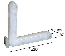 CRL Corner Key - 1.28" Leg; .185" Width - Package