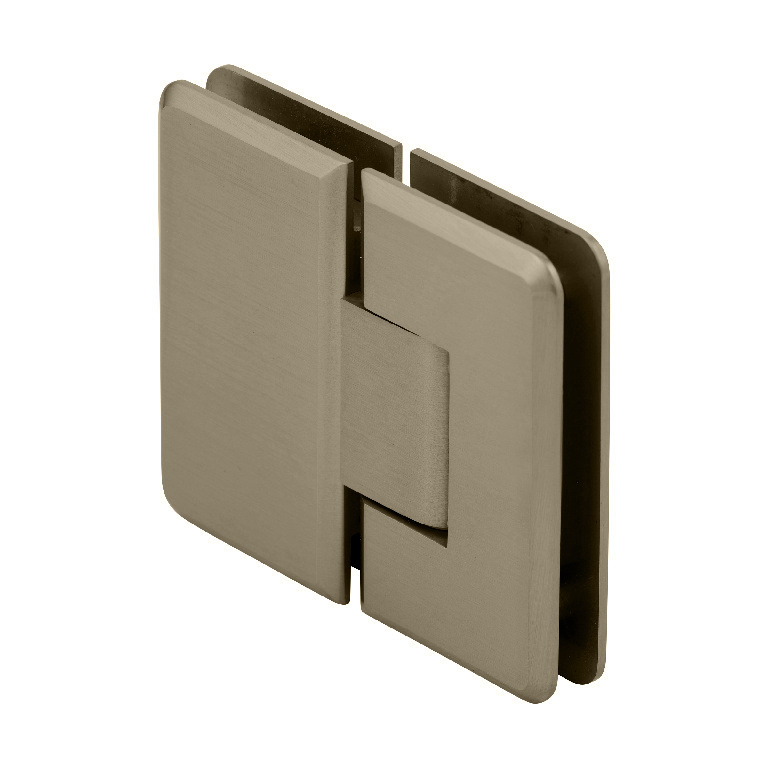 CRL Cologne 180 Series Brushed Bronze 180° Glass-to-Glass Hinge