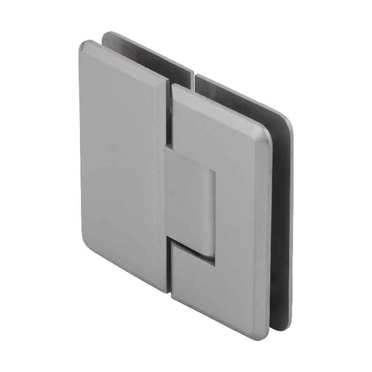 CRL Cologne 180 Series Brushed Nickel 180&#176; Glass-to-Glass Hinge