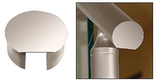 CRL 3-1/2" Polished Stainless CRS Top Rail End Cap