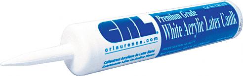 CRL White Premium Acrylic Latex Caulk