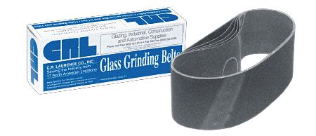 CRL 4" x 24" 120 Grit Portable Glass Grinding Belt - Pack of 10