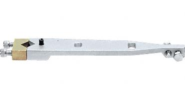 CRL Center-Hung Diamond Style Spindle Engagement End-Load Arm Assembly for 5/8" Depth Top Door Rail