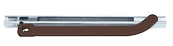 CRL Dark Bronze Finish Offset Arm Assembly with Mortise Type Slide-Track for 7/8" Deep Rail