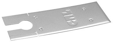 CRL Brushed Stainless Cover Plates for 8500 Series Floor Mounted Closer