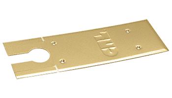 CRL Polished Brass Finish Cover Plates for 8400 Series Floor Mounted Closer