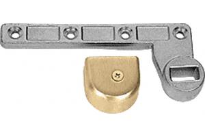 CRL 3/4" Offset Polished Brass Finish Left Hand (RHRB) Bottom Arm for use with Floor Closers