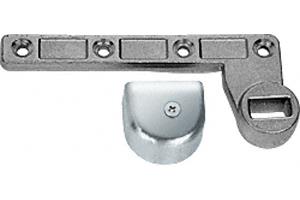 CRL 3/4" Offset Polished Stainless Finish Left Hand (RHRB) Bottom Arm for use with Floor Closers