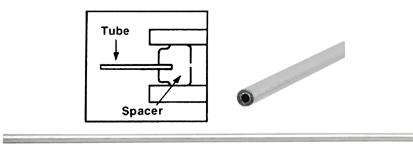 CRL 12" (304.8 mm) Stainless Steel Capillary/Breather Tube for Insulating Glass Units 1000/PK