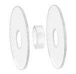 CRL 2" Clear Replacement Washers