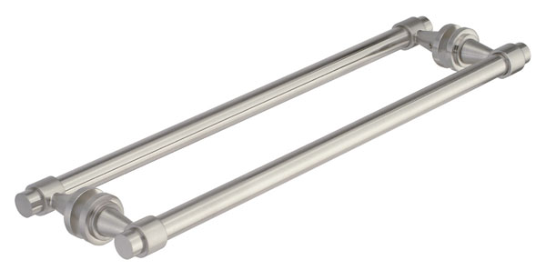 Concerto 24" Cuttable Back-to-Back Towel Bar - Polished Chrome