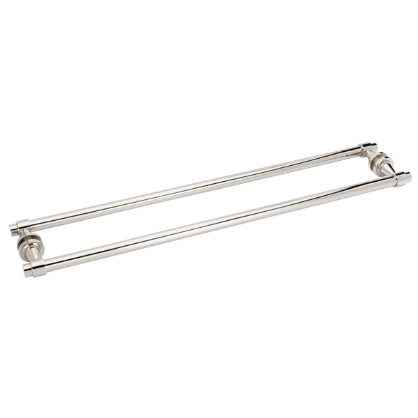Concerto 24" Cuttable Back-to-Back Towel Bar - Polished Nickel