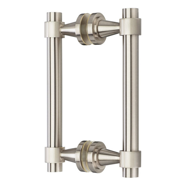 Concerto 6" Back-to-Back Double Sided Pull - Brushed Nickel