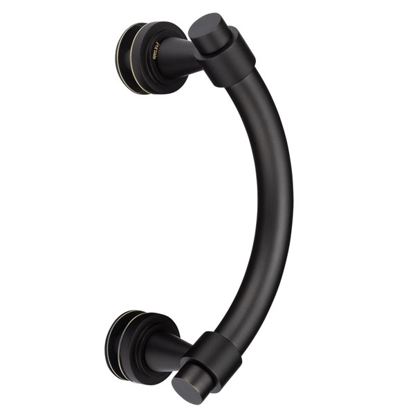 Concerto 6" Center-to-Center Single Sided Offset Pull - Matte Black