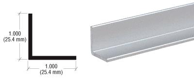 CRL 1" Satin Anodized Angle Extrusion - 12 ft long