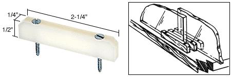 CRL 1/2" High Nylon Lower Guide