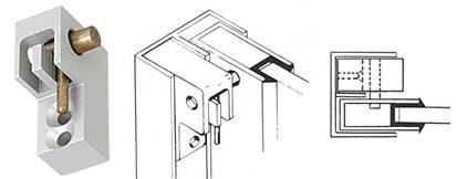CRL Satin Anodized Right Handed Window Catch for Pass-Thru Windows