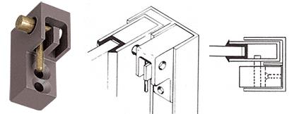CRL Duranodic Bronze Left Handed Window Catch for Pass-Thru Windows
