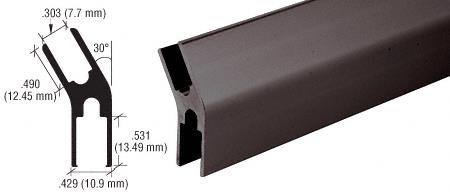 CRL Duranodic Bronze Aluminum 30&#186; Slant "H" Bar
