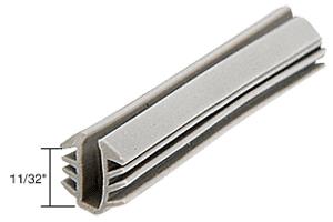 CRL Glazing Vinyl; 11/32" Channel Depth 9/32" Metal Opening for 1/16" Glass - 100 ft Roll