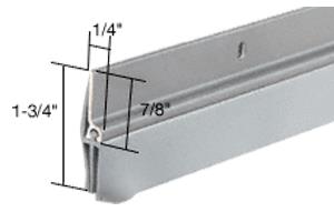 Aluminum Finish Triple-Fin Door Sweep for 36" Door