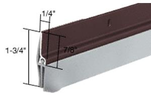 Dark Bronze Finish Triple-Fin Door Sweep for 36" Door