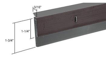 CRL 36" Dark Bronze Anodized and Rubber Door Sweep