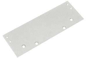 CRL Aluminum Finish Wide Drop Plate