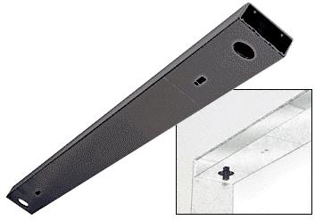 CRL Oil Rubbed Bronze Custom Length 4" No Pocket Double Sided Door Header