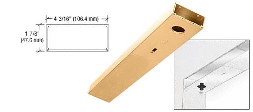 CRL Polished Brass 36" x 4" Single Door Header