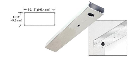 CRL Polished Stainless 36" x 4" Single Door Header