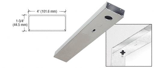 CRL Satin Anodized 36" x 4" Single Door Header