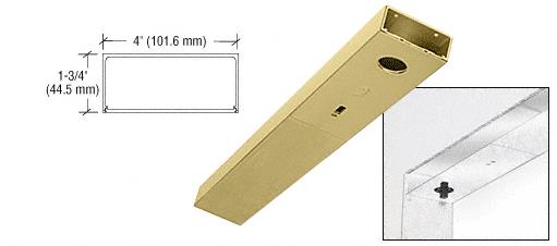 CRL Satin Brass 36" x 4" Single Door Header