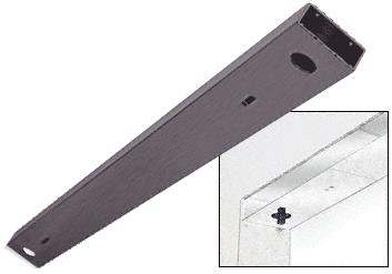 CRL Oil Rubbed Bronze Custom Length 6" No Pocket Double Sided Door Header