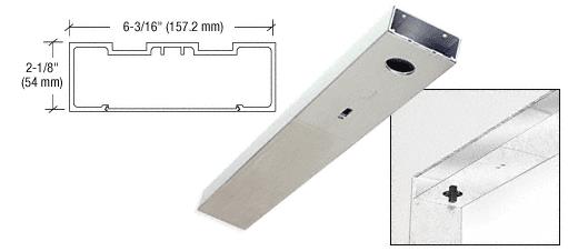 CRL Brushed Stainless 36" x 6" Single Door Header