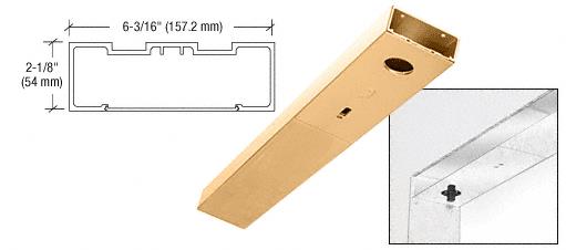CRL Polished Brass 36" x 6" Single Door Header