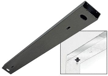 CRL Black Custom Length 4-1/2" No Pocket Double Sided Door Header